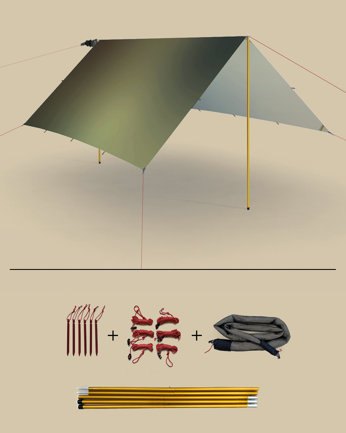 Gradient Green Speed+Poles