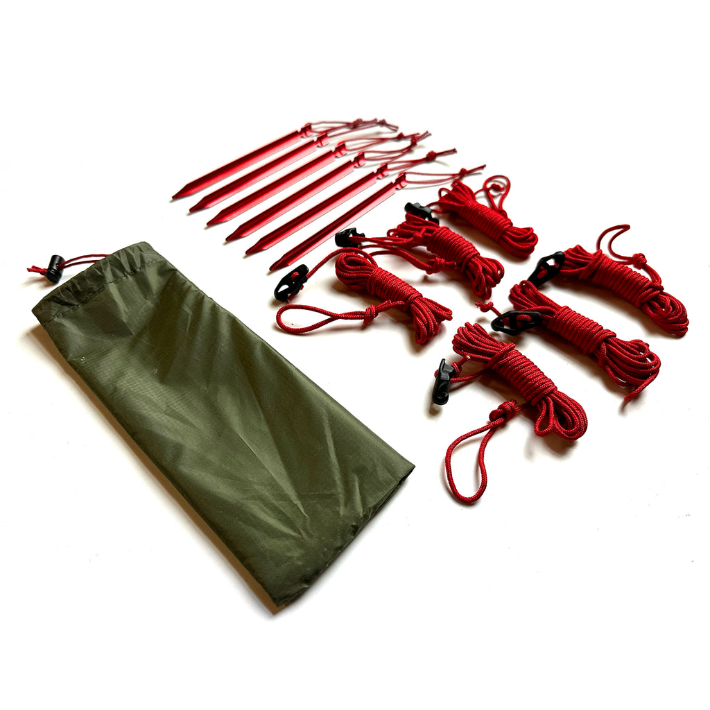 6x Guylines / Stakes